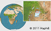 Satellite Location Map of Mukono