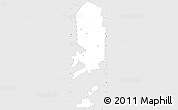Silver Style Simple Map of Mukono
