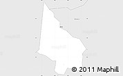 Silver Style Simple Map of Nakifuma