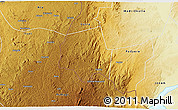 Physical 3D Map of Okoro