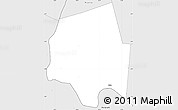 Silver Style Simple Map of Okoro