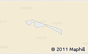 Classic Style 3D Map of Butebo, single color outside