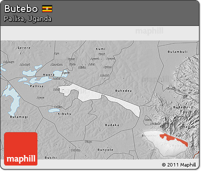 Gray 3D Map of Butebo