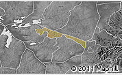 Satellite 3D Map of Butebo, desaturated