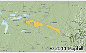 Savanna Style 3D Map of Butebo