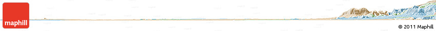 Political Horizon Map of Butebo, lighten