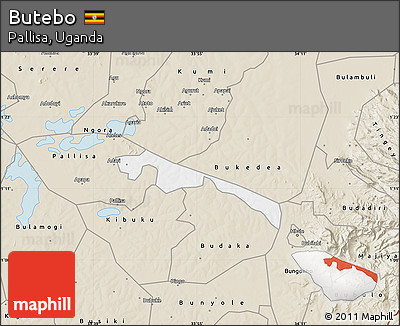 Classic Style Map of Butebo