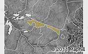 Satellite Map of Butebo, desaturated