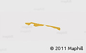 Physical Panoramic Map of Butebo, cropped outside