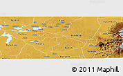 Physical Panoramic Map of Butebo