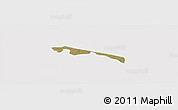 Satellite Panoramic Map of Butebo, cropped outside