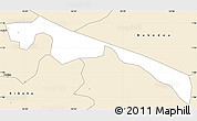 Classic Style Simple Map of Butebo