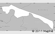 Gray Simple Map of Butebo
