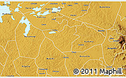 Physical 3D Map of Kibuku