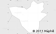 Silver Style Simple Map of Kibuku