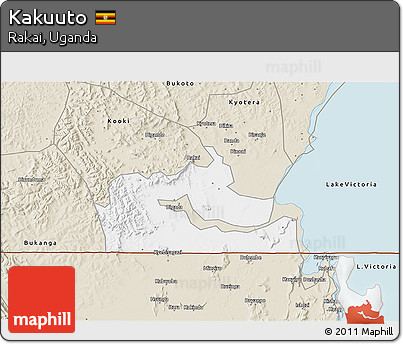 Classic Style 3D Map of Kakuuto