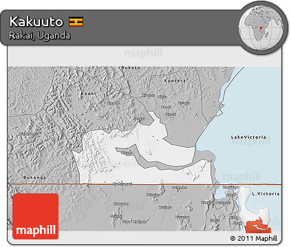 Gray 3D Map of Kakuuto