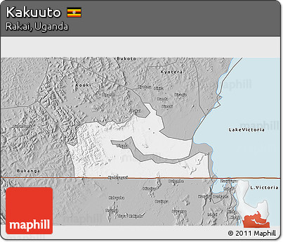 Gray 3D Map of Kakuuto