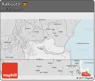 Silver Style 3D Map of Kakuuto