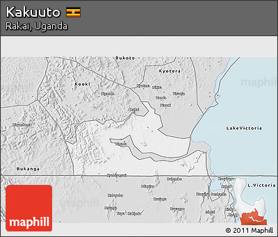 Silver Style 3D Map of Kakuuto