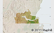 Satellite Map of Kakuuto, lighten