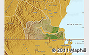 Satellite Map of Kakuuto, physical outside