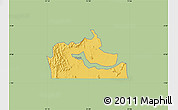 Savanna Style Map of Kakuuto, single color outside