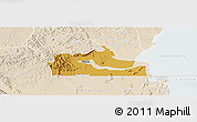 Physical Panoramic Map of Kakuuto, lighten
