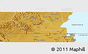 Physical Panoramic Map of Kakuuto
