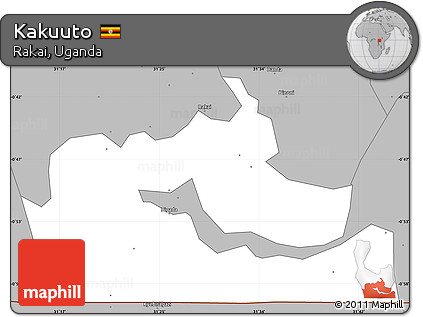 Gray Simple Map of Kakuuto
