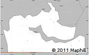 Gray Simple Map of Kakuuto