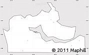 Silver Style Simple Map of Kakuuto, cropped outside