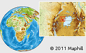 Physical Location Map of Rakai