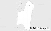 Silver Style Simple Map of Kaberamaido