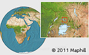 Satellite Location Map of Kasilo