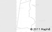 Blank Simple Map of Kasilo, no labels