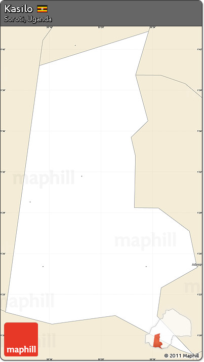 Classic Style Simple Map of Kasilo