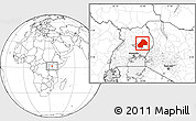 Blank Location Map of Soroti