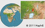 Satellite Location Map of Soroti