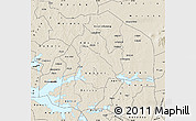 Shaded Relief Map of Soroti