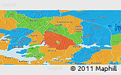 Political Panoramic Map of Soroti
