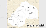 Classic Style Simple Map of Soroti