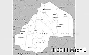 Gray Simple Map of Soroti