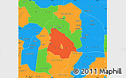 Political Simple Map of Soroti