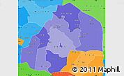Political Shades Simple Map of Soroti