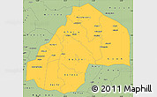 Savanna Style Simple Map of Soroti