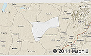 Classic Style 3D Map of Bunyole
