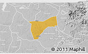 Physical 3D Map of Bunyole, lighten, desaturated
