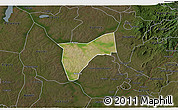 Satellite 3D Map of Bunyole, darken