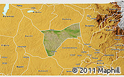 Satellite 3D Map of Bunyole, physical outside